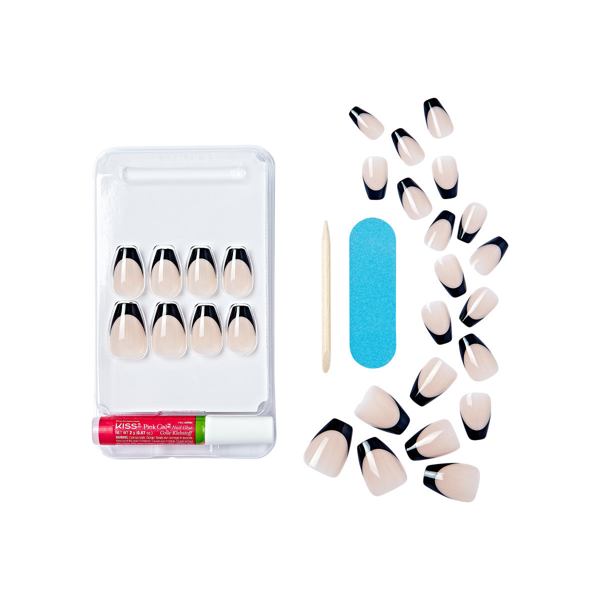 KISS Salon Acrylic French Color - Flame