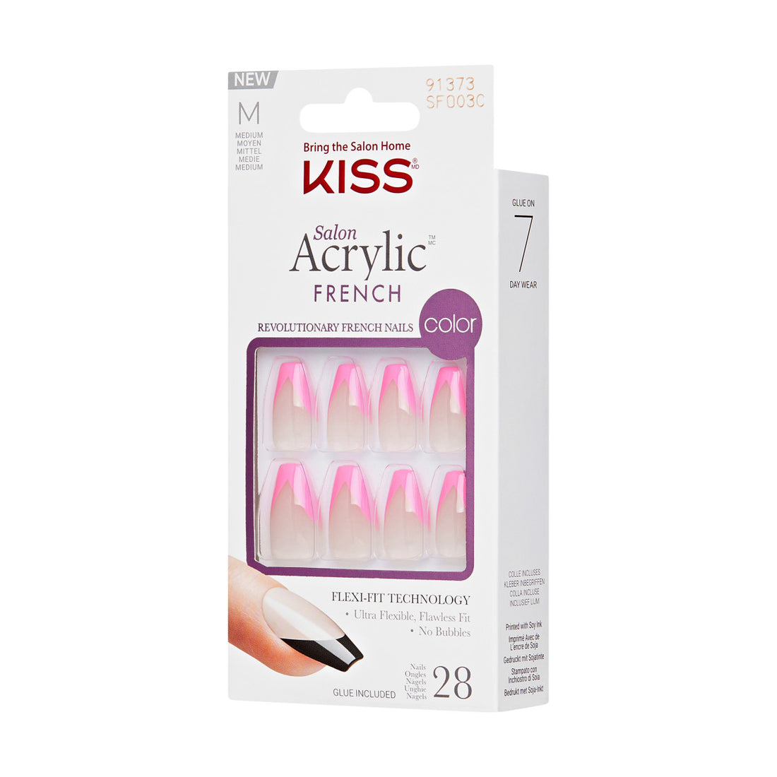 KISS Salon Acrylic French Color - Squared