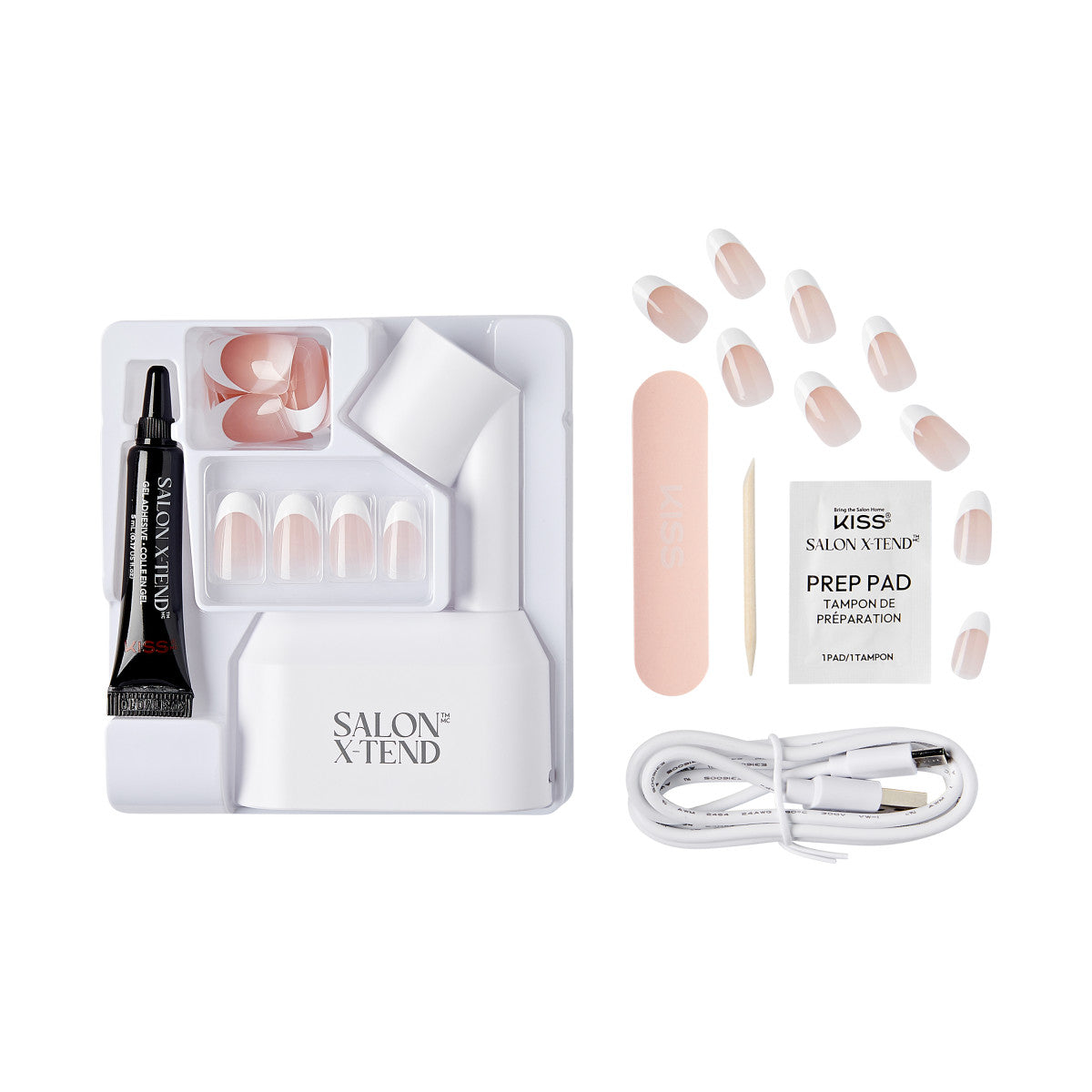 KISS Salon X-tend LED Soft Gel System - Pure