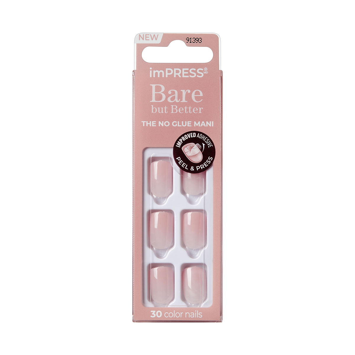 imPRESS Color Bare but Better Press On Nails - Instinct