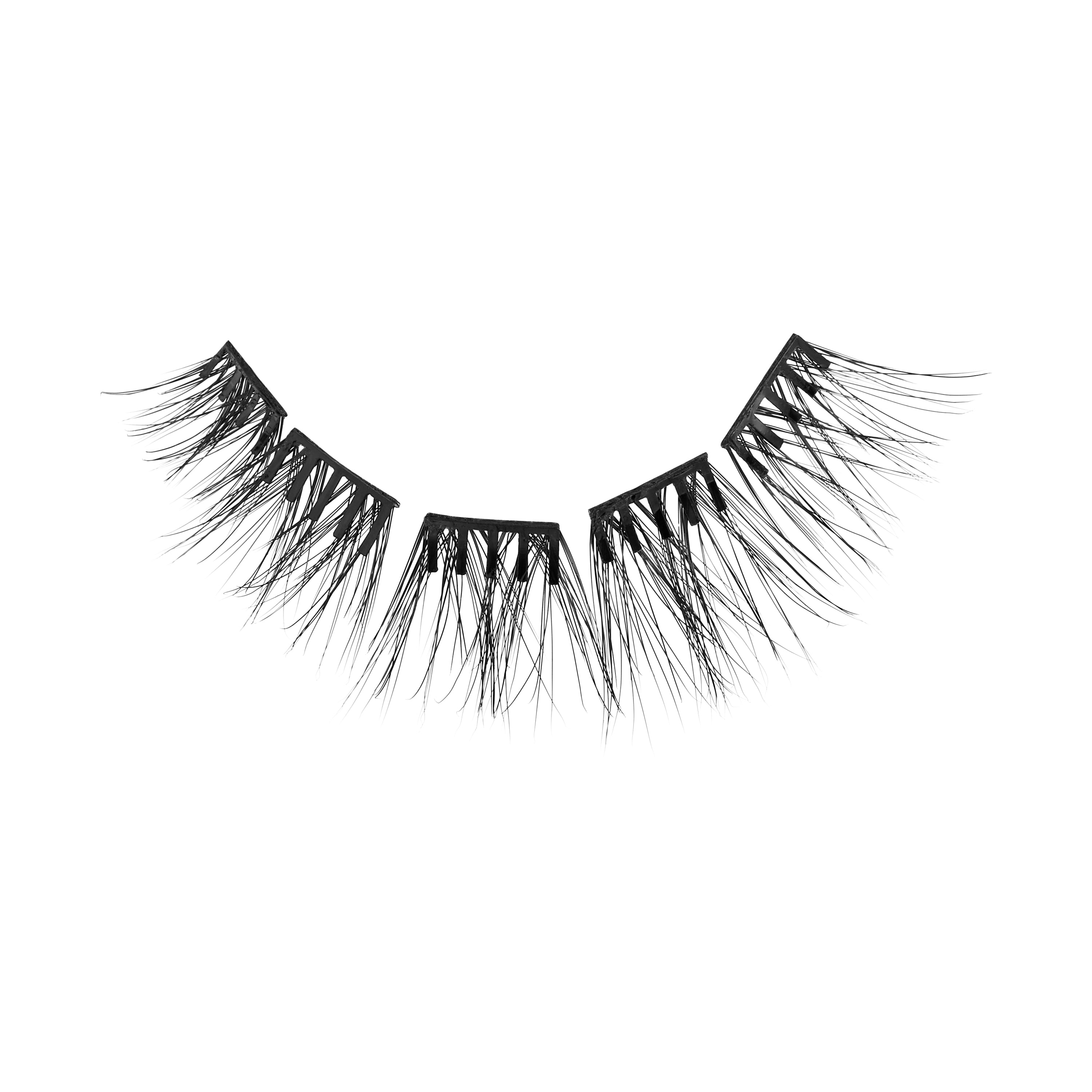 KISS imPRESS Pre-Glued Lash Clusters Kit, Faux Mink Volume, 36 Self Adhesive Eyelashes