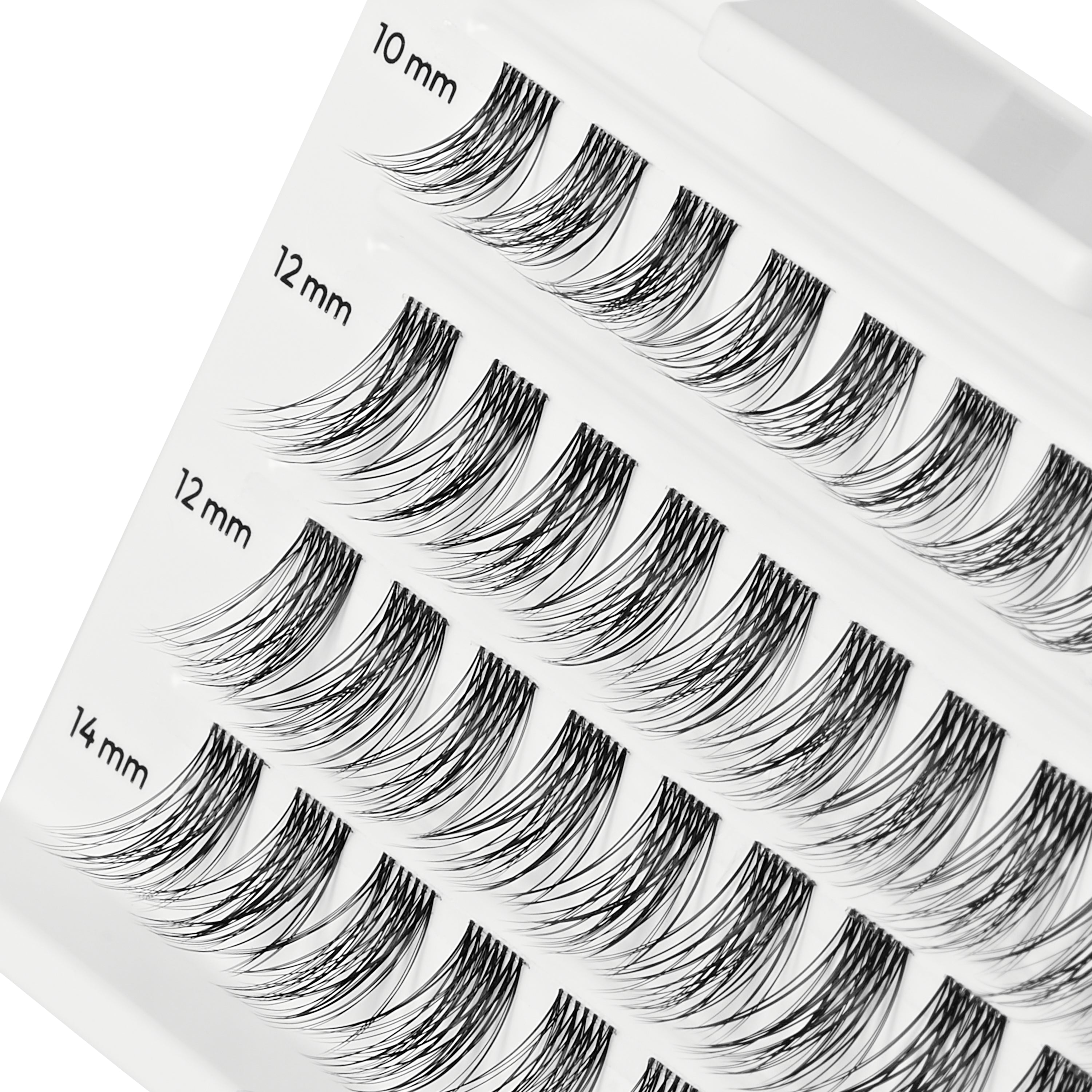 FALSCARA Lash Extensions, 40 Lash Clusters, Classic Natural
