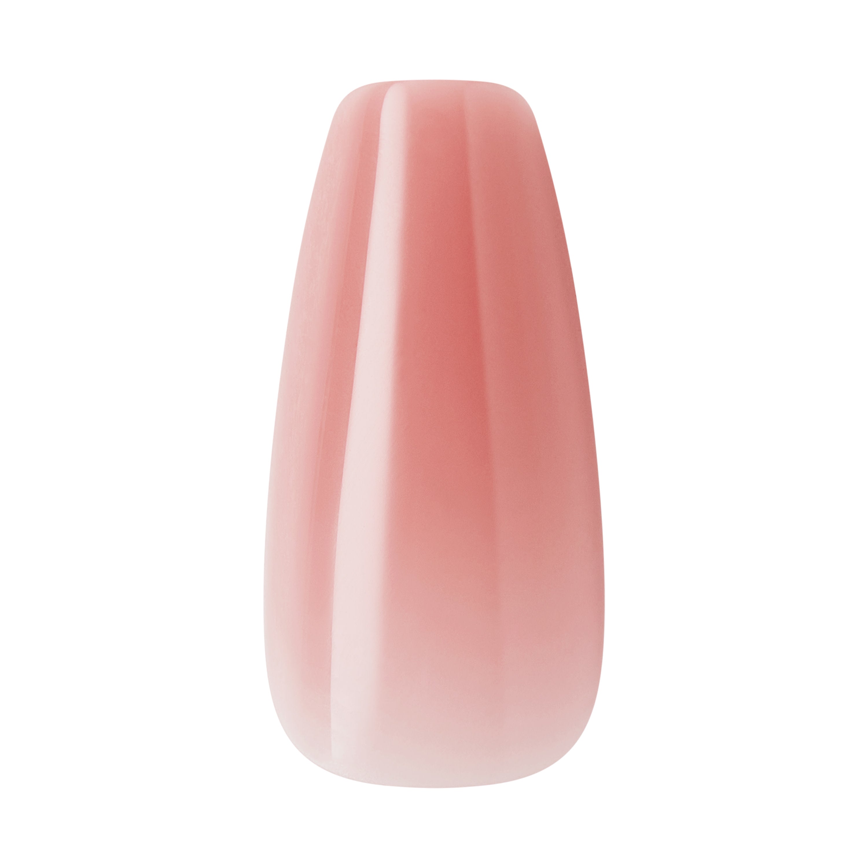 KISS CORE Color Press On Nails, ‘Jubilation’, Pink, Medium Coffin, 32 Count