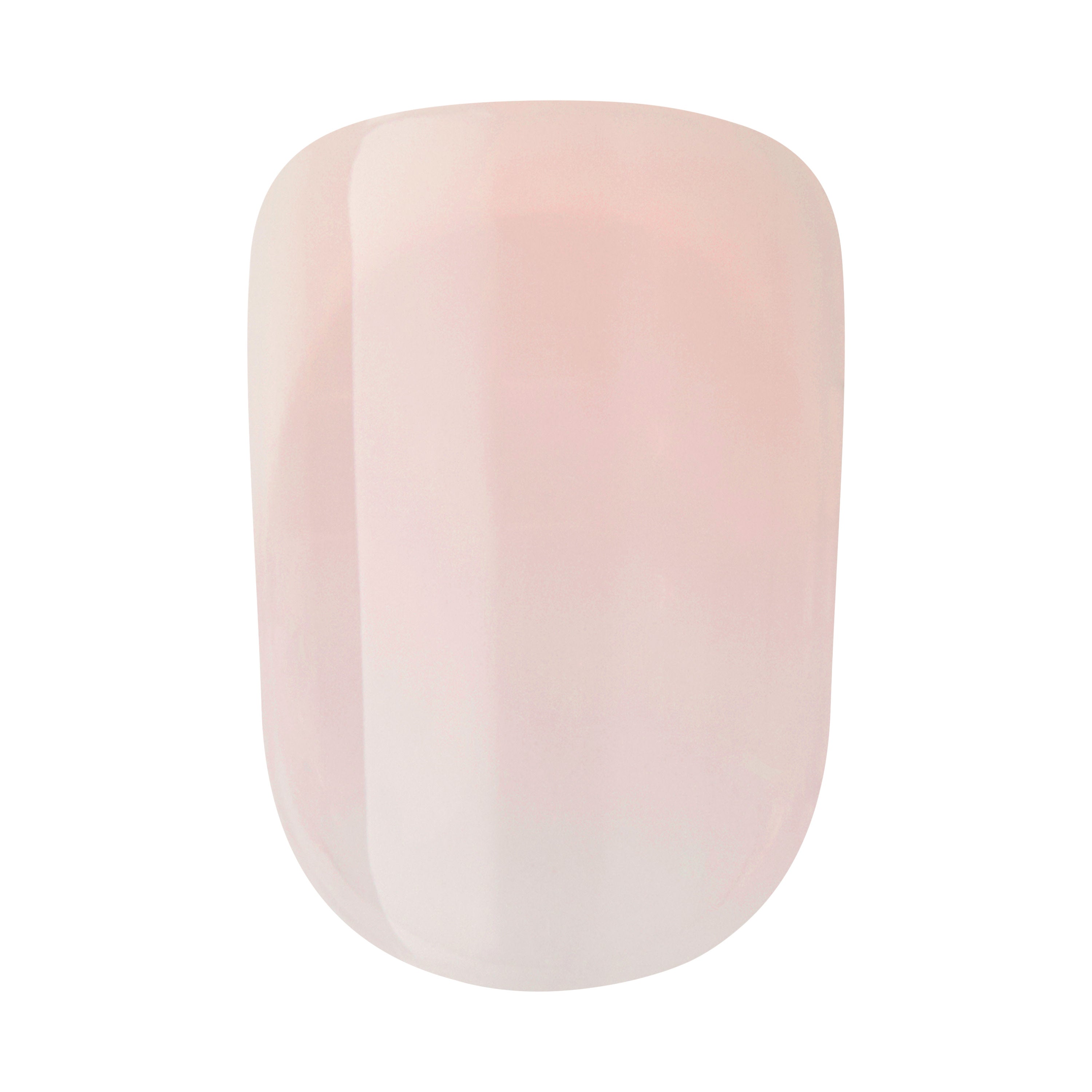 imPRESS Bare French Press On Nails, No Glue Needed, White Tips, Short Square, 30 Ct.
