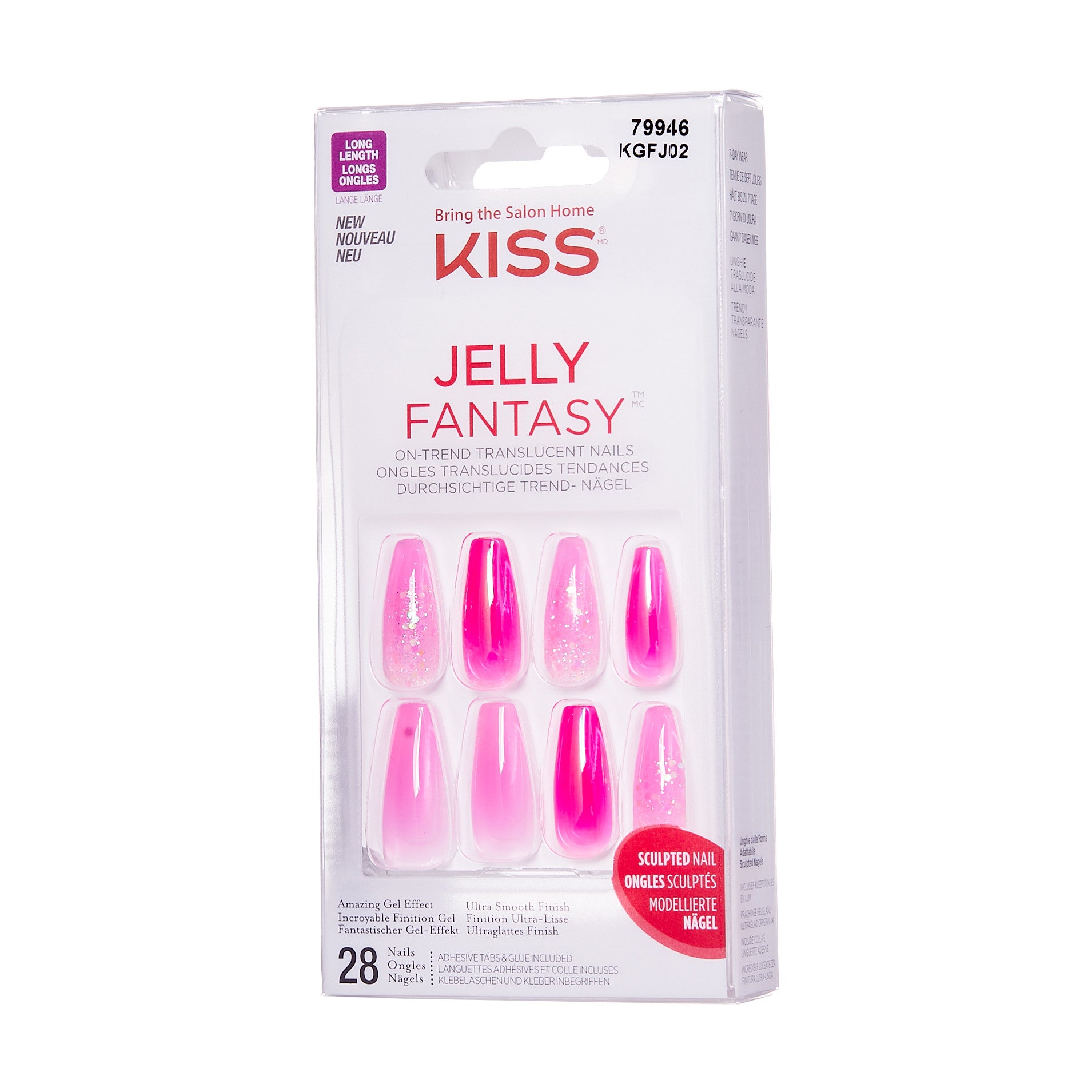 KISS Gel Fantasy Nails - Rainbow Rings