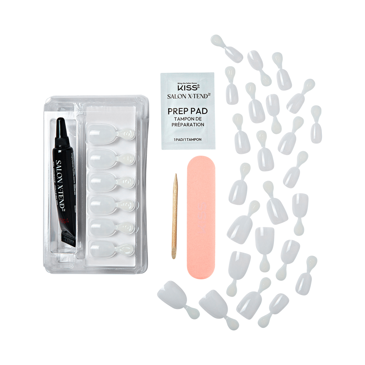 KISS Salon X-tend Color Gel Nails - Keep It