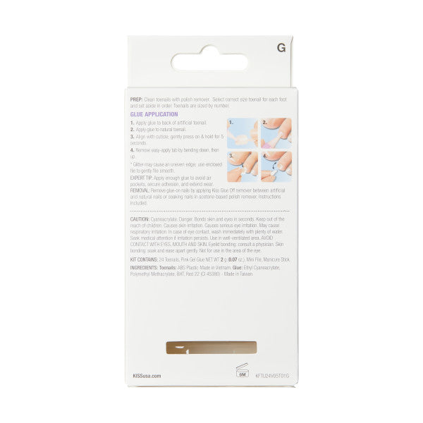 KISS Gel Fantasy Toenails - Lotta Oomph
