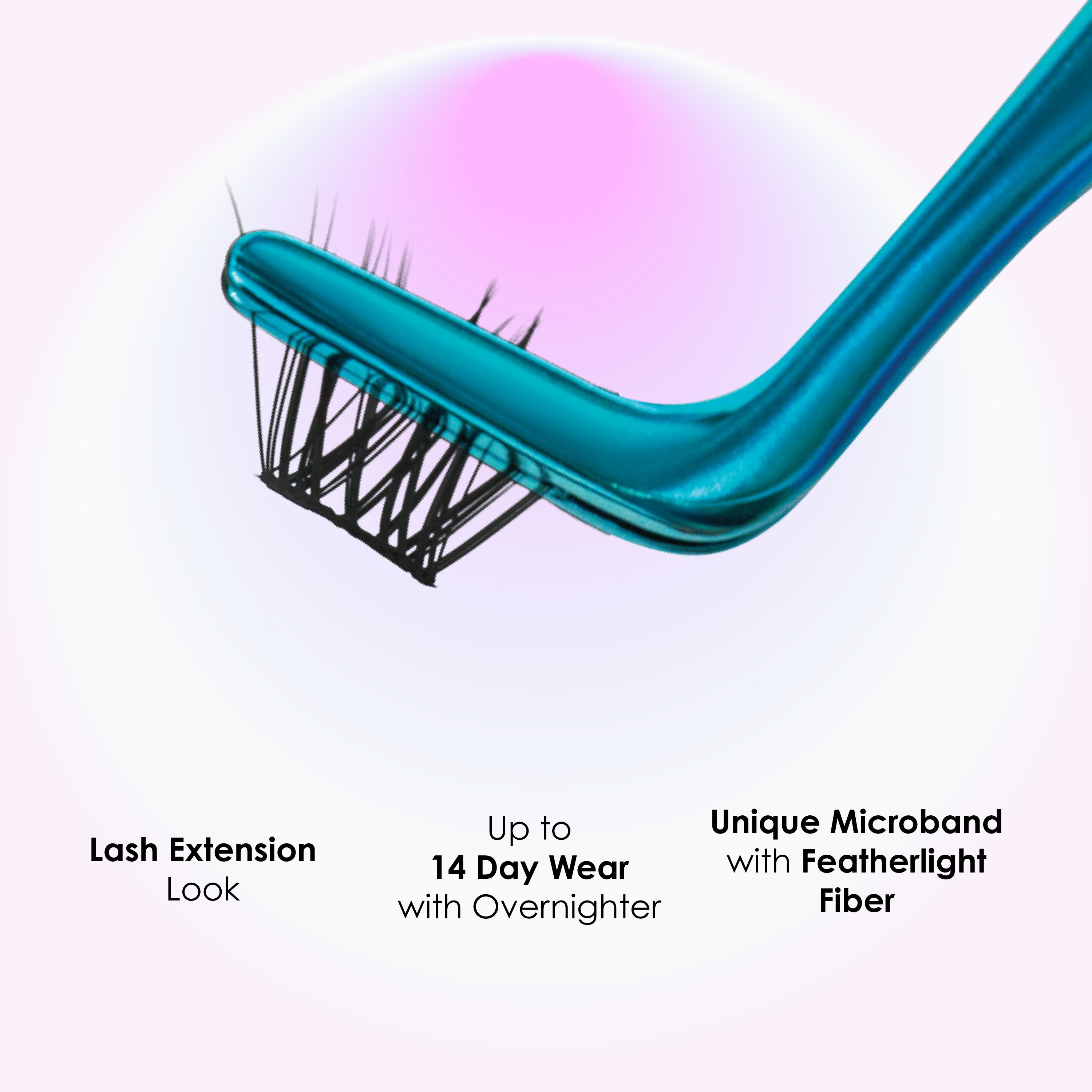 KISS FALSCARA False Eyelashes Ultimate Lash Extension Kit, Classic Wispy, 36 Lash Clusters