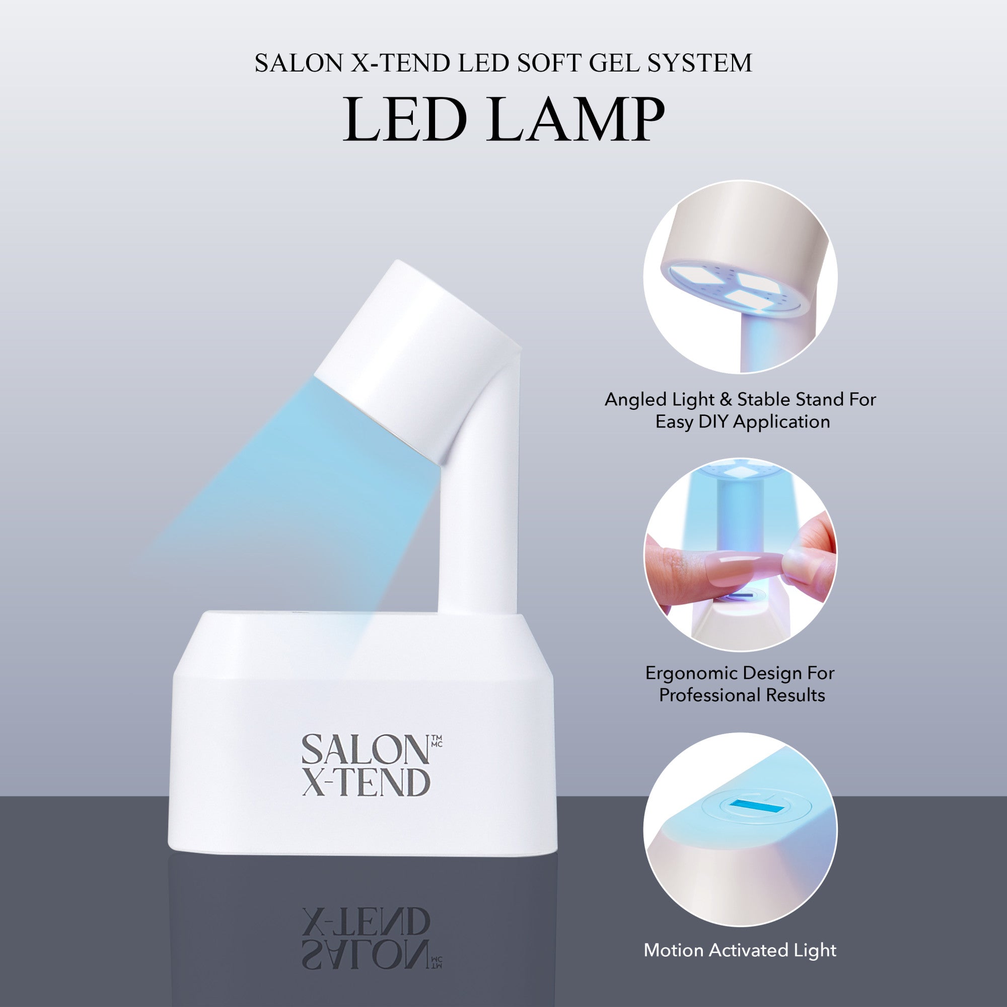 KISS Salon X-tend LED Soft Gel Starter Kit System - Perk