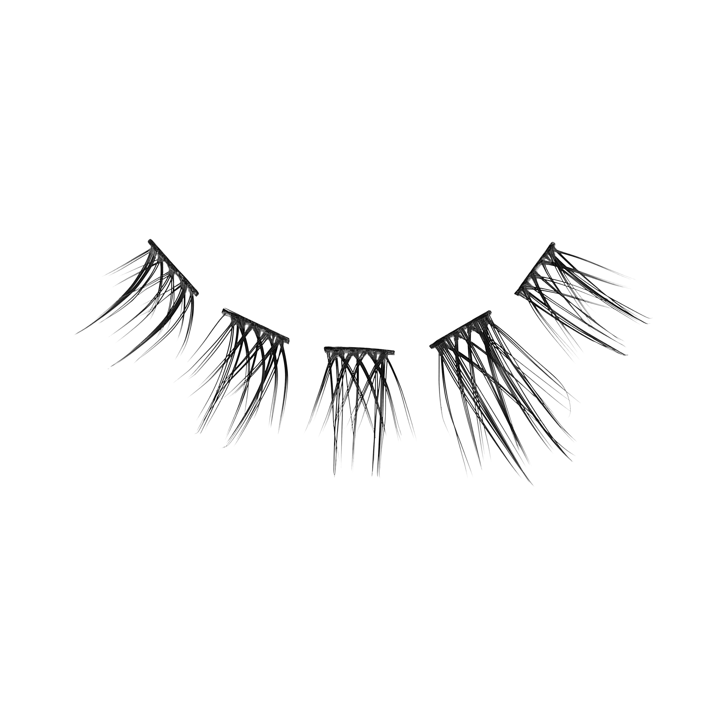 FALSCARA Lash Extensions, 40  Lash Clusters, Soft Natural