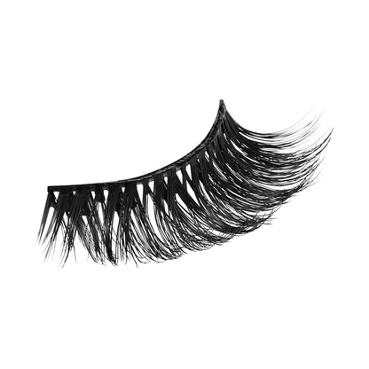 KISS imPRESS Pre-Glued Strip Lashes Kit, Classic Volume, 2 Pair Self Adhesive Eyelashes