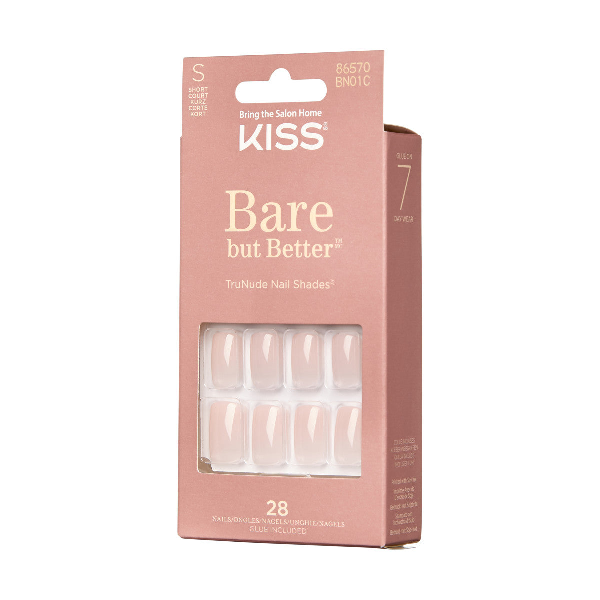 KISS Bare but Better Nails - Nudies