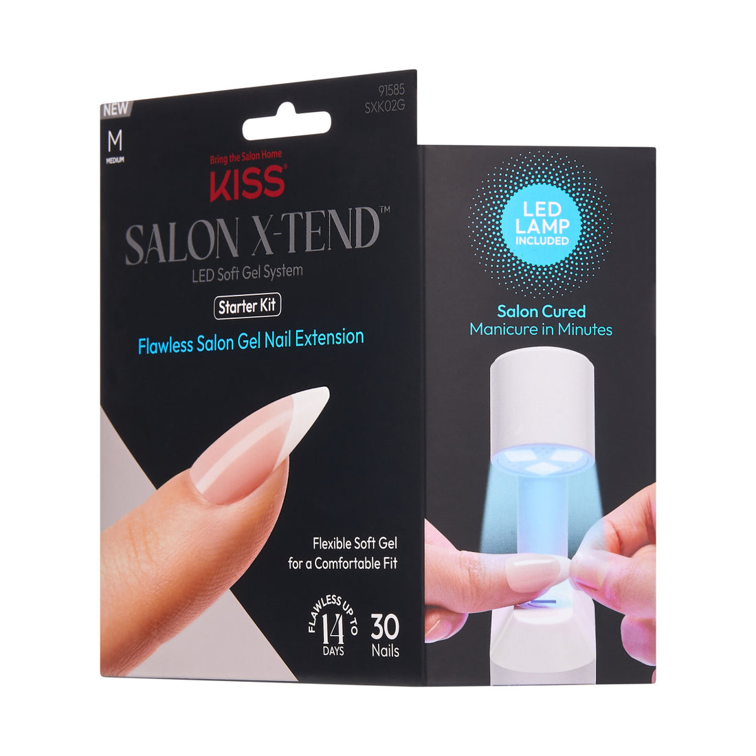 KISS Salon X-tend LED Soft Gel System - Pure