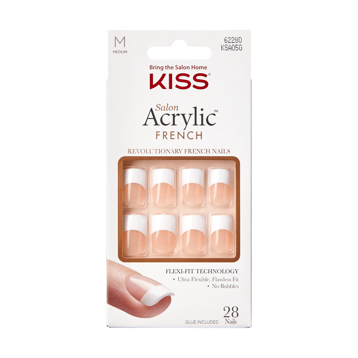 KISS Salon Acrylic French - Simple Life