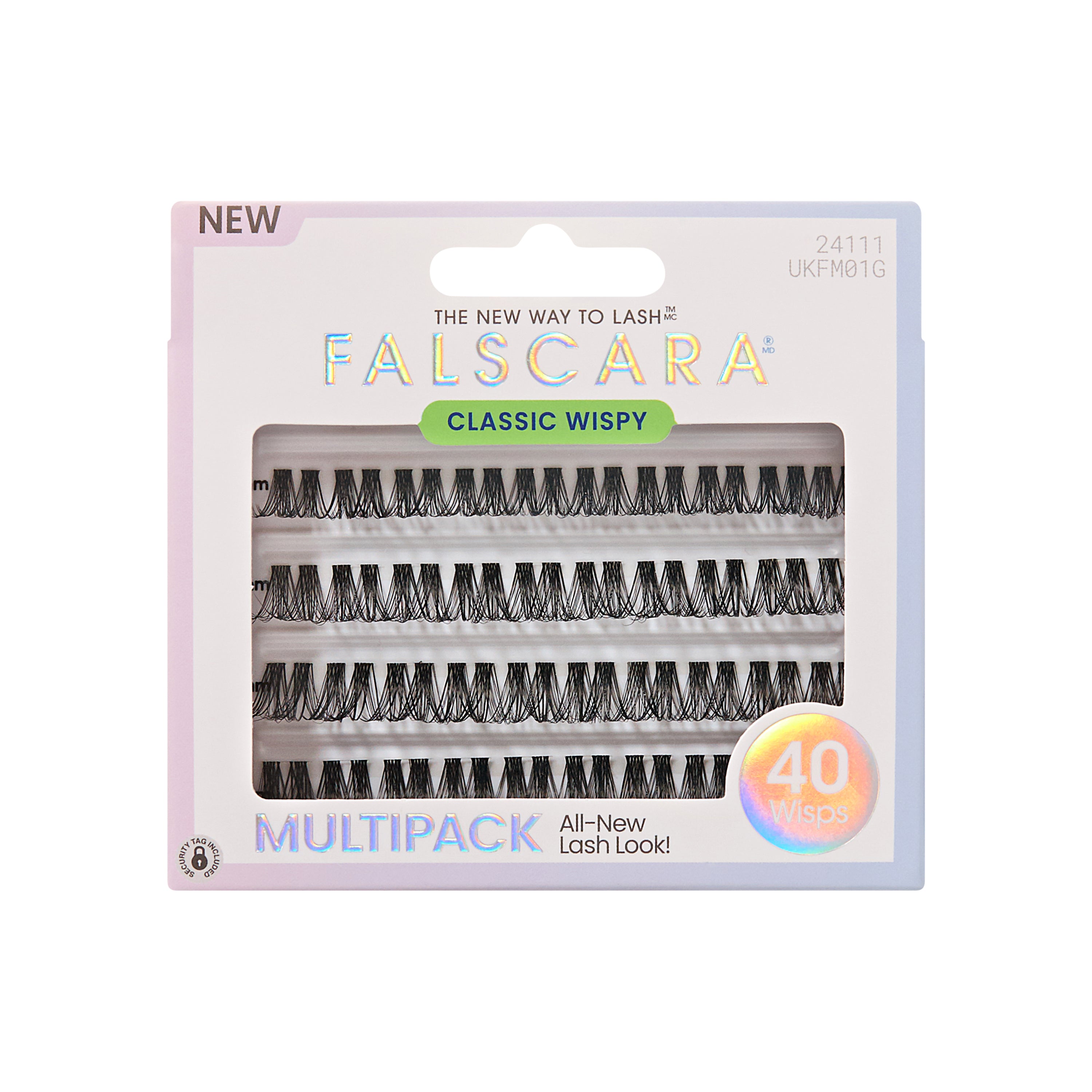 FALSCARA Lash Extensions, 40  Lash Clusters, Classic Wispy