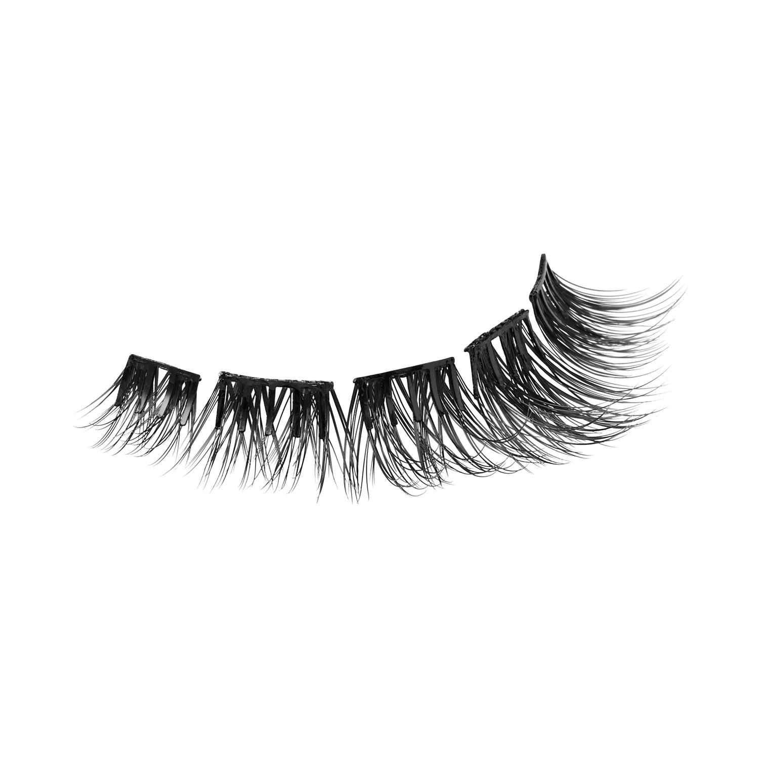 KISS imPRESS Pre-Glued Lash Clusters Kit, Classic Wispy, 36 Self Adhesive Eyelashes
