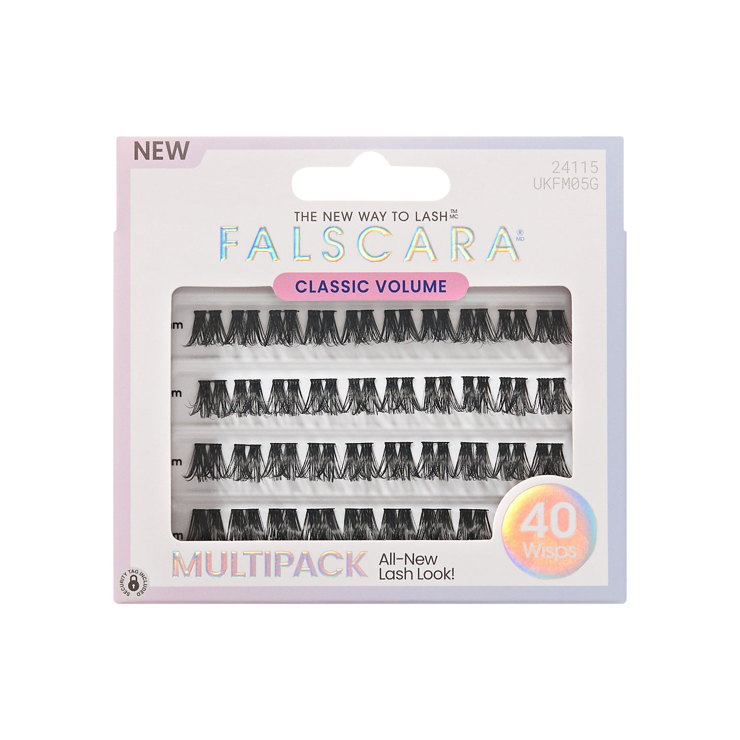 FALSCARA Lash Extensions, 40 Lash Clusters, Classic Volume