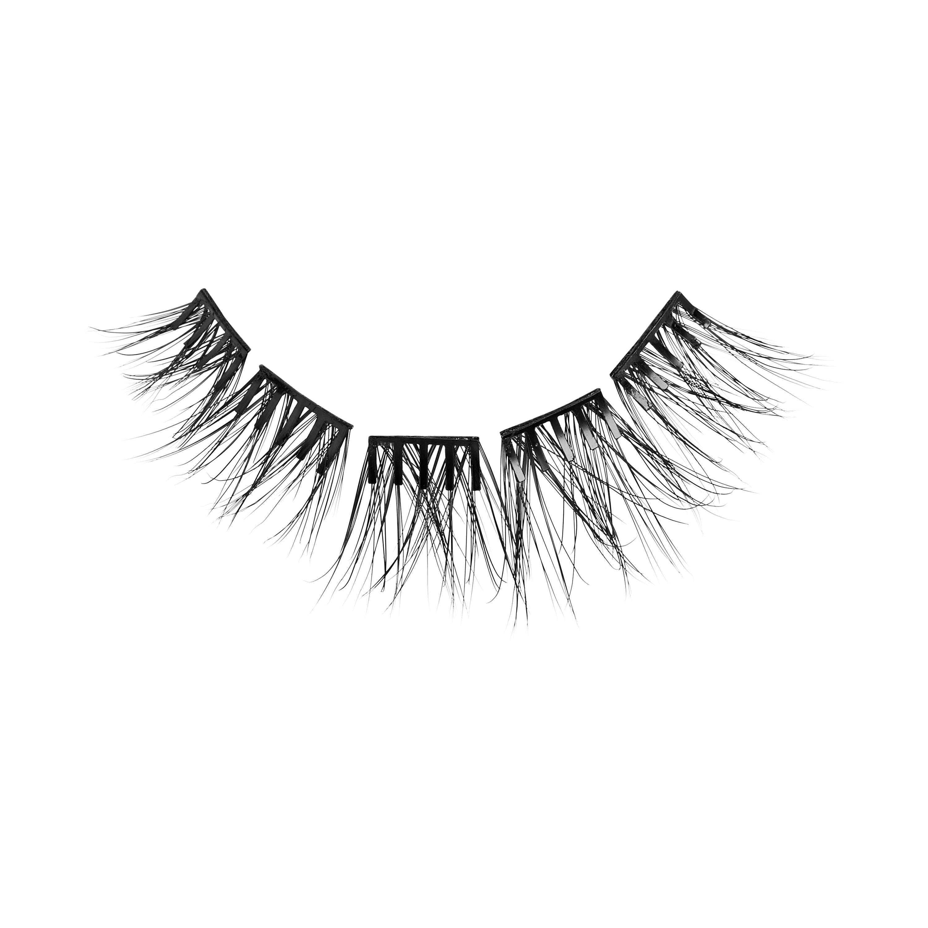 KISS imPRESS Pre-Glued Lash Clusters Multipack, Faux Mink Volume, 50 Self Adhesive Eyelashes