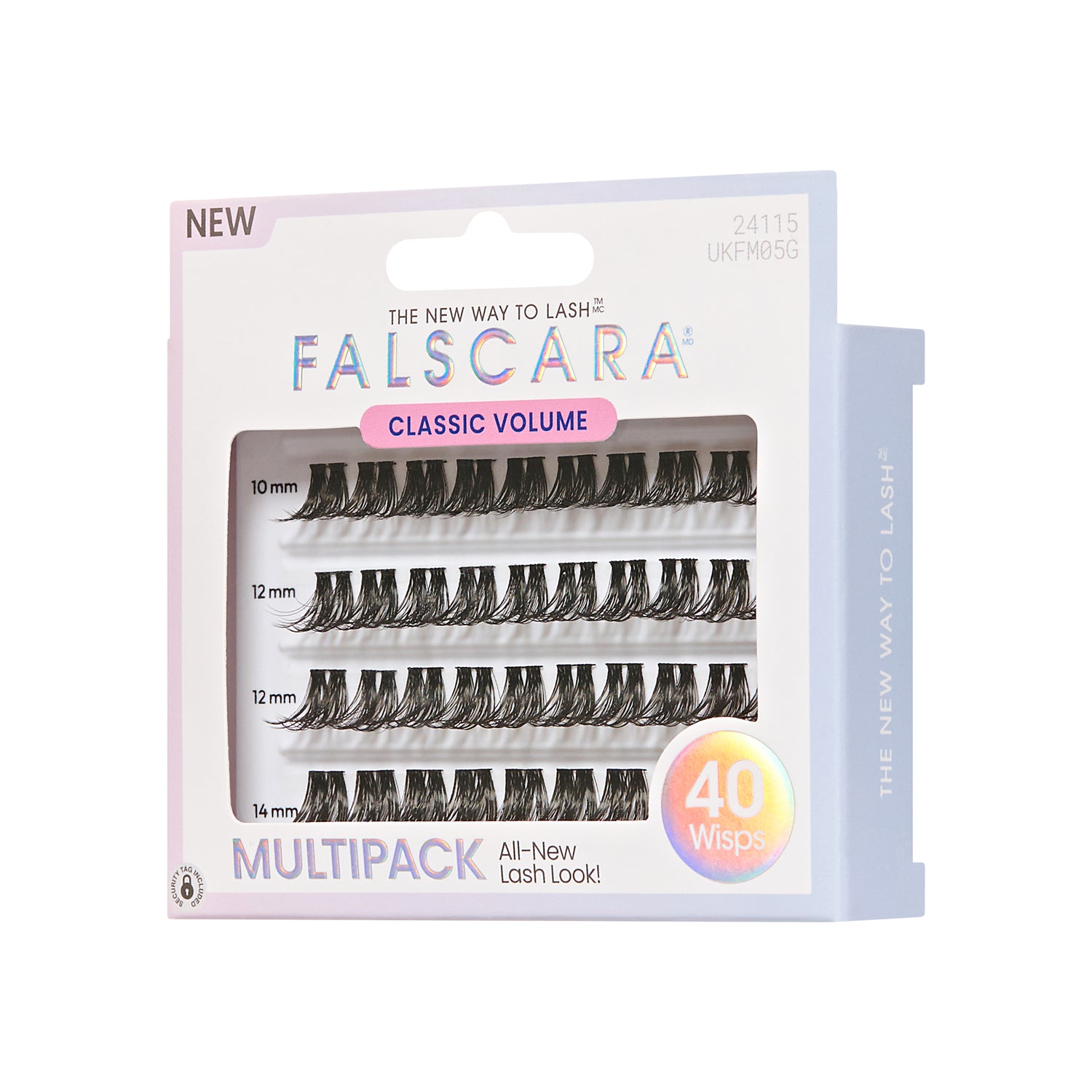 FALSCARA Lash Extensions, 40 Lash Clusters, Classic Volume
