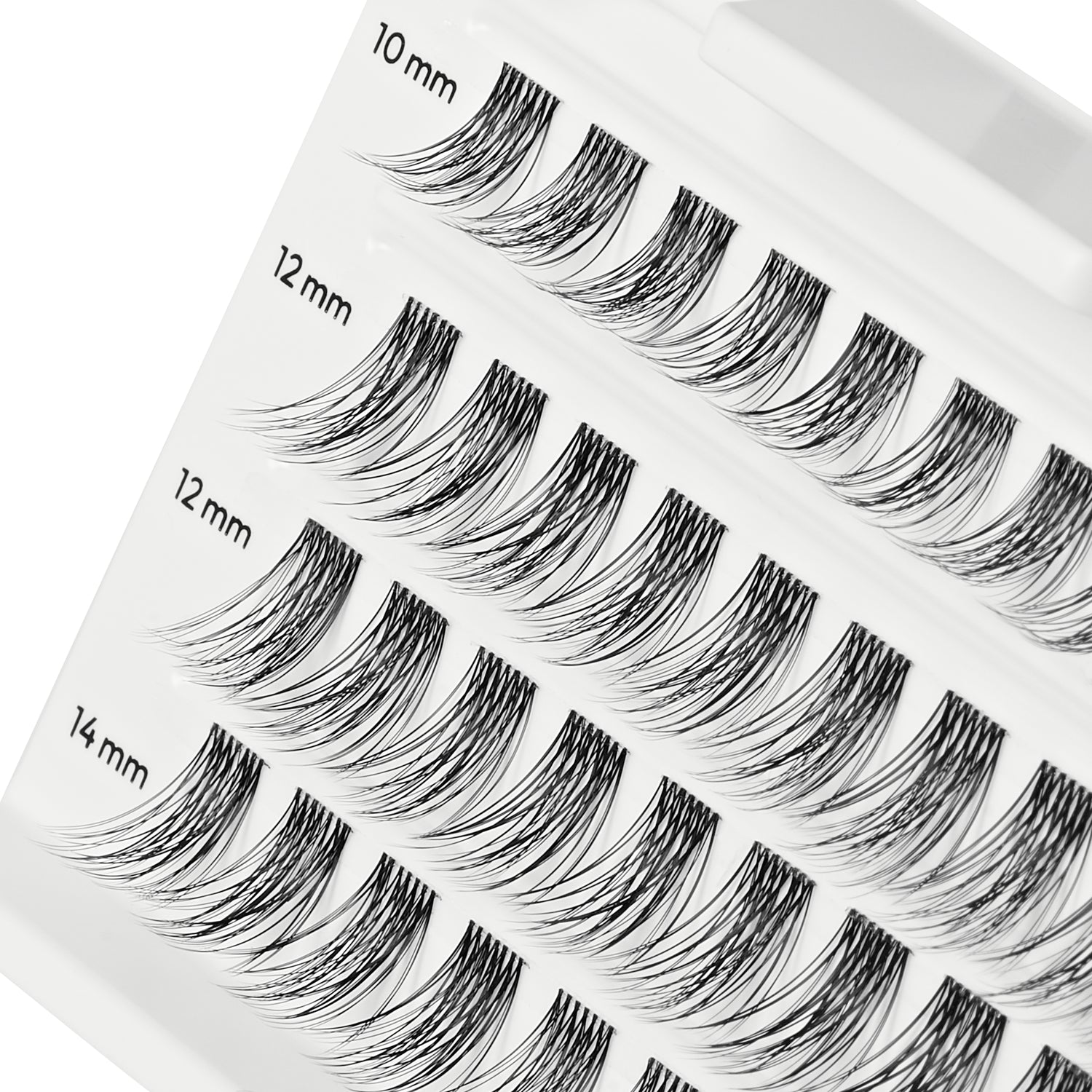 FALSCARA Lash Extensions, 40  Lash Clusters, Classic Natural