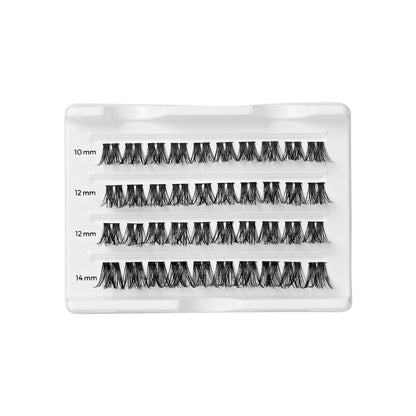 FALSCARA Lash Extensions, 40 Lash Clusters, Classic Volume