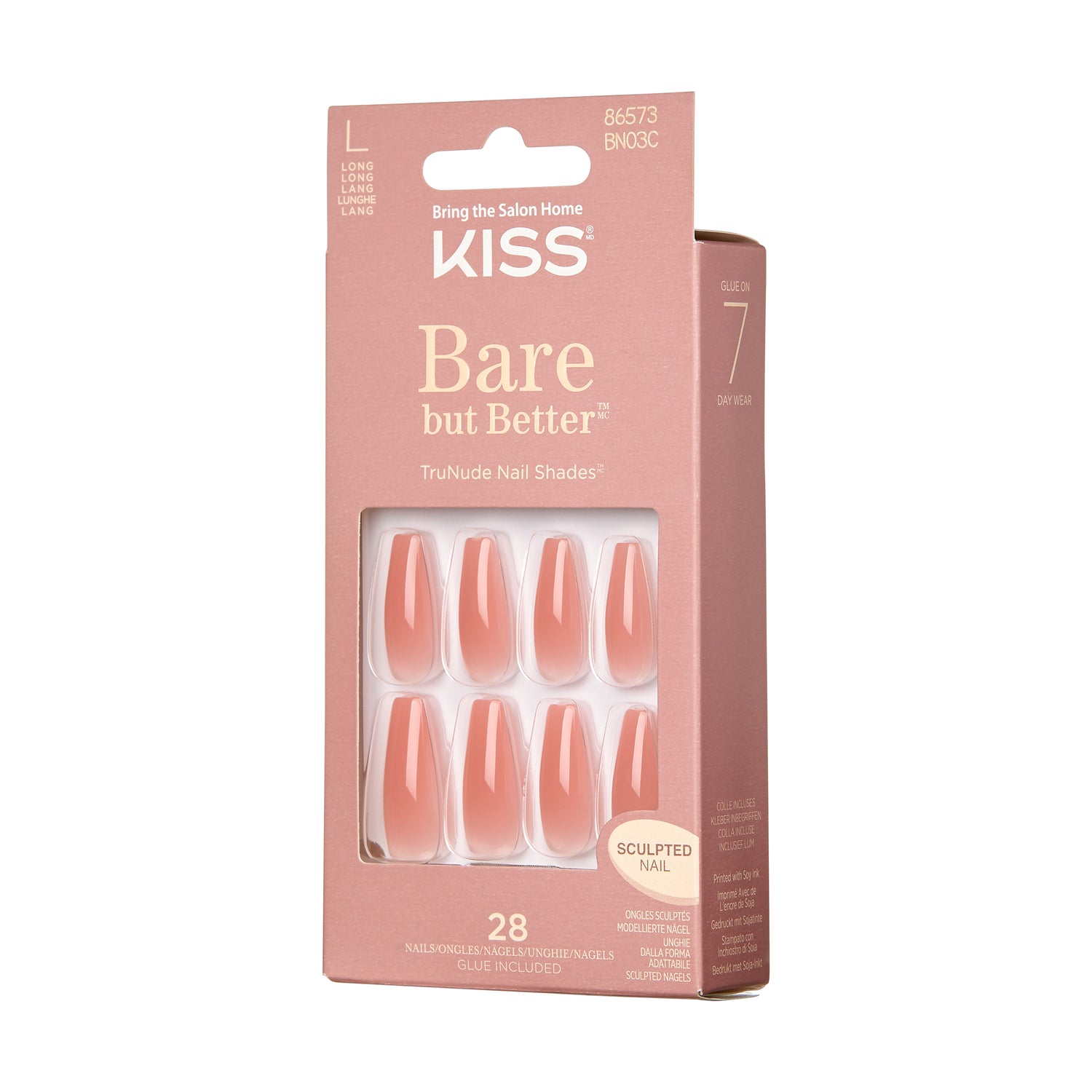 KISS Bare but Better Nails - Nude Glow