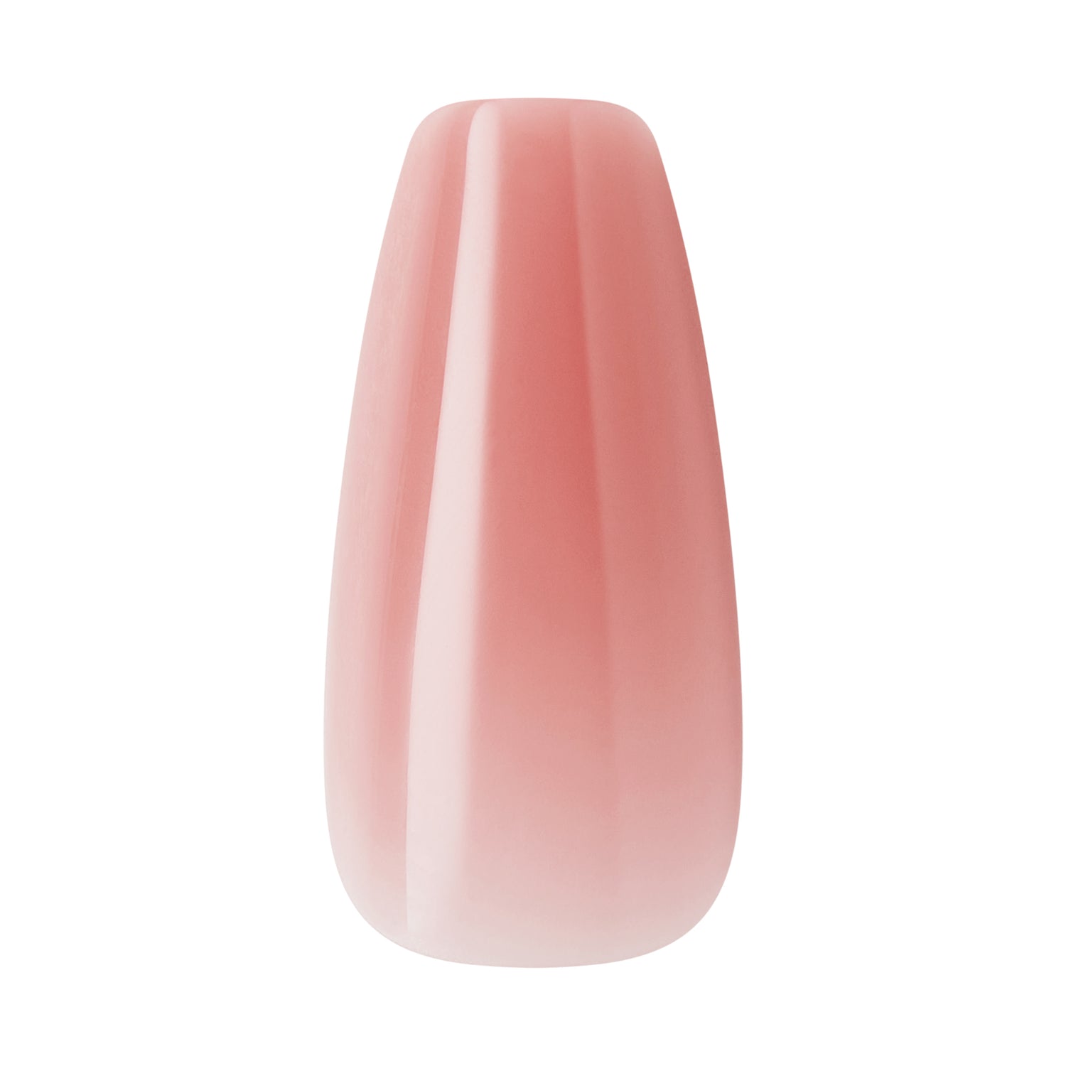 KISS CORE Color Press On Nails, ‘Jubilation’, Pink, Medium Coffin, 32 Count