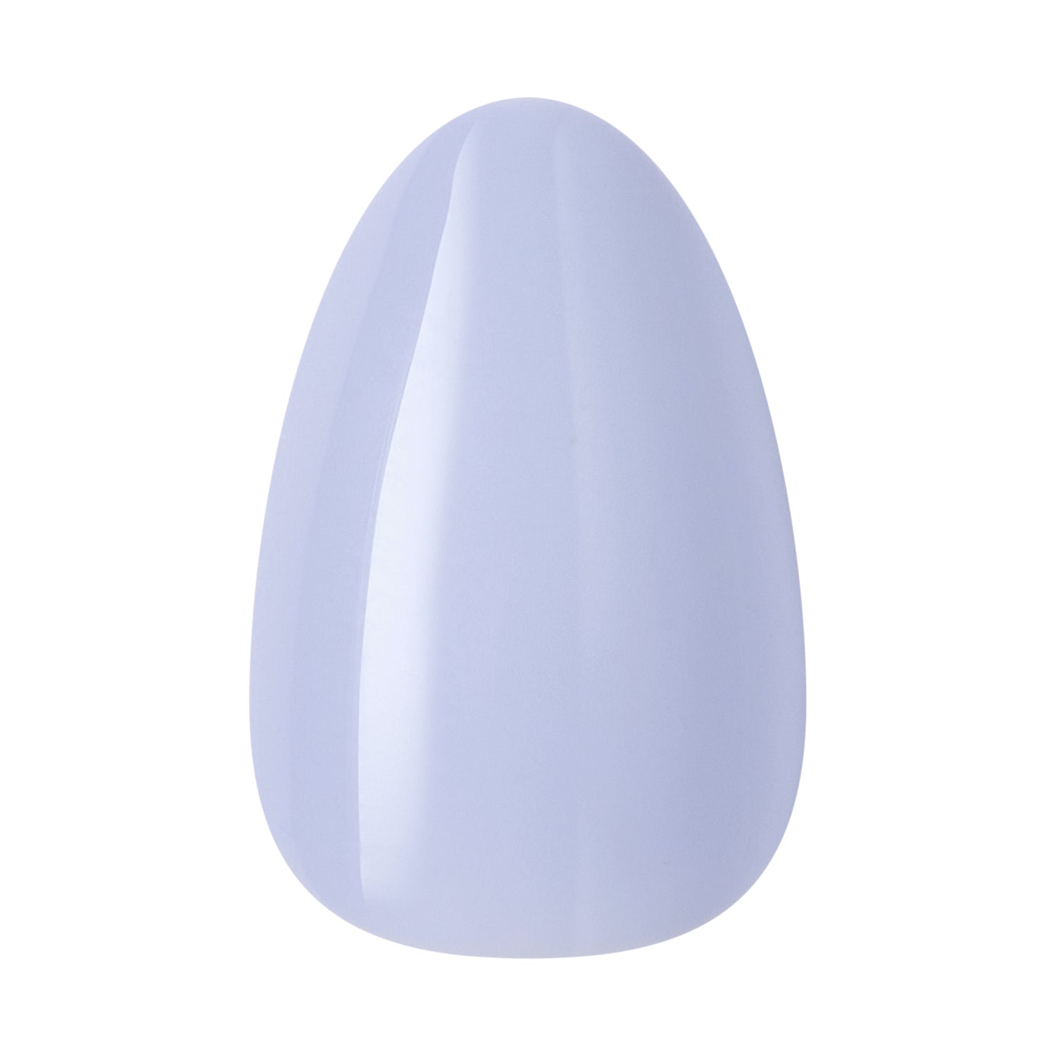 KISS CORE Color Press On Nails Almond, ‘Flee’, Blue, Short Length, 32 Count