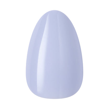 KISS CORE Color Press On Nails Almond, ‘Flee’, Blue, Short Length, 32 Count