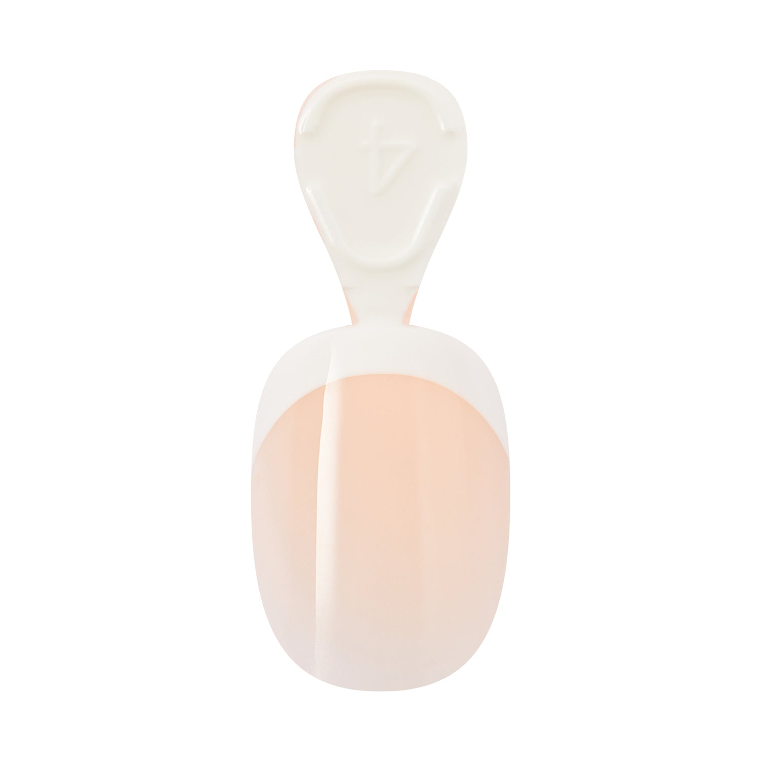 KISS CORE French Tip Press On Nails, ‘Perfection’, White, Petite Squoval, 32 Count