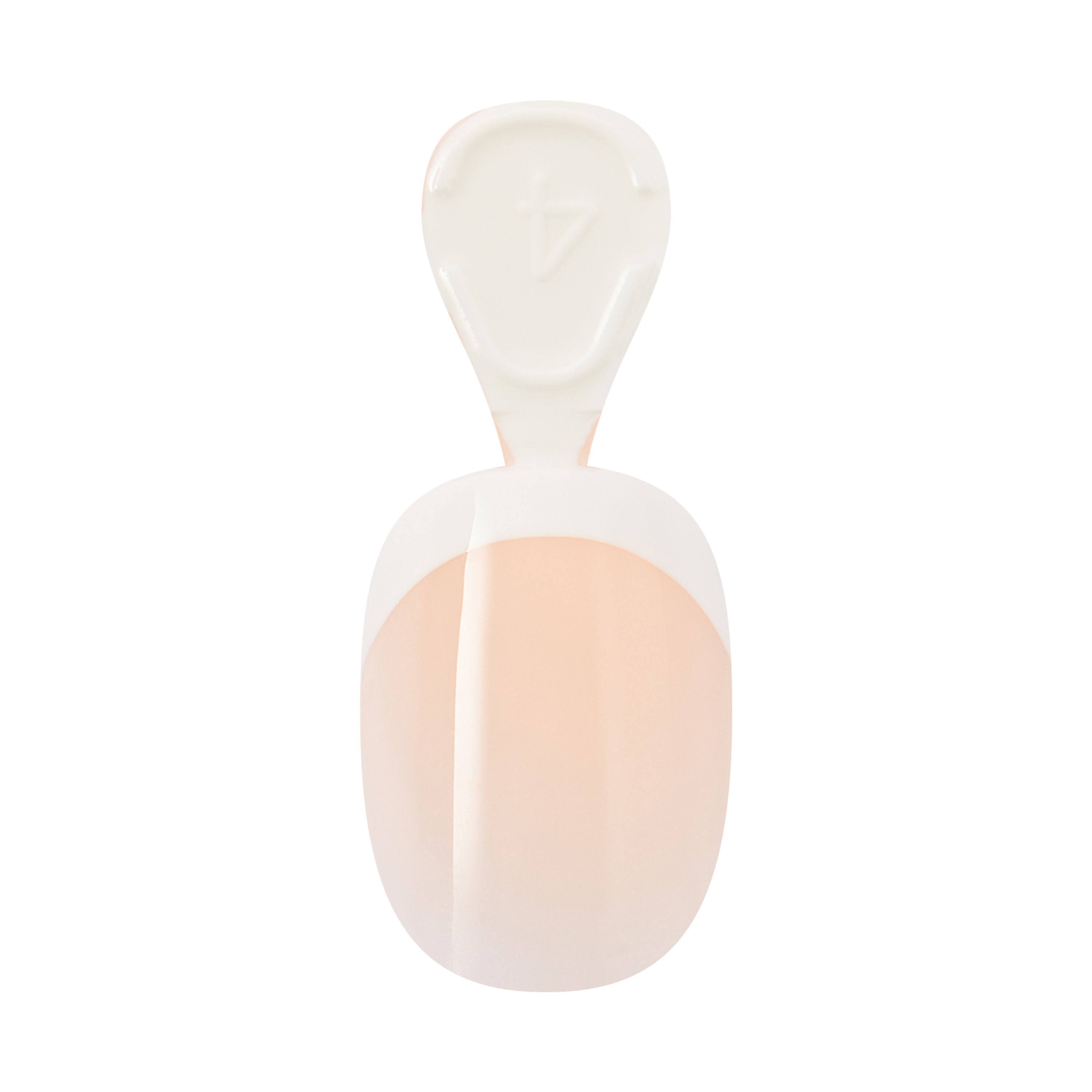 KISS CORE French Tip Press On Nails, ‘Perfection’, White, Petite Squoval, 32 Count