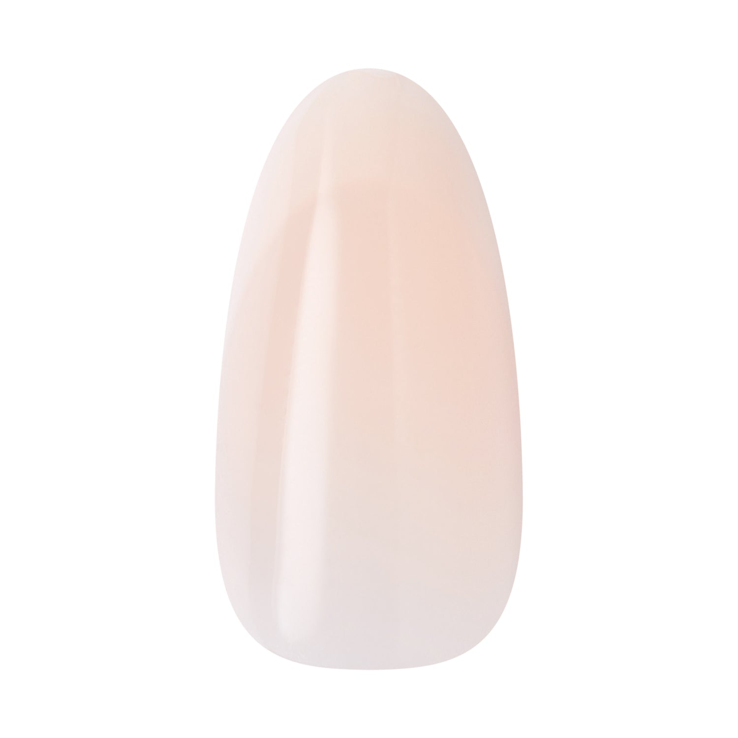 KISS CORE French Tip Press On Nails Almond, ‘Burble’, White, Medium Length, 32 Count