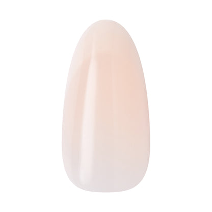 KISS CORE French Tip Press On Nails Almond, ‘Burble’, White, Medium Length, 32 Count