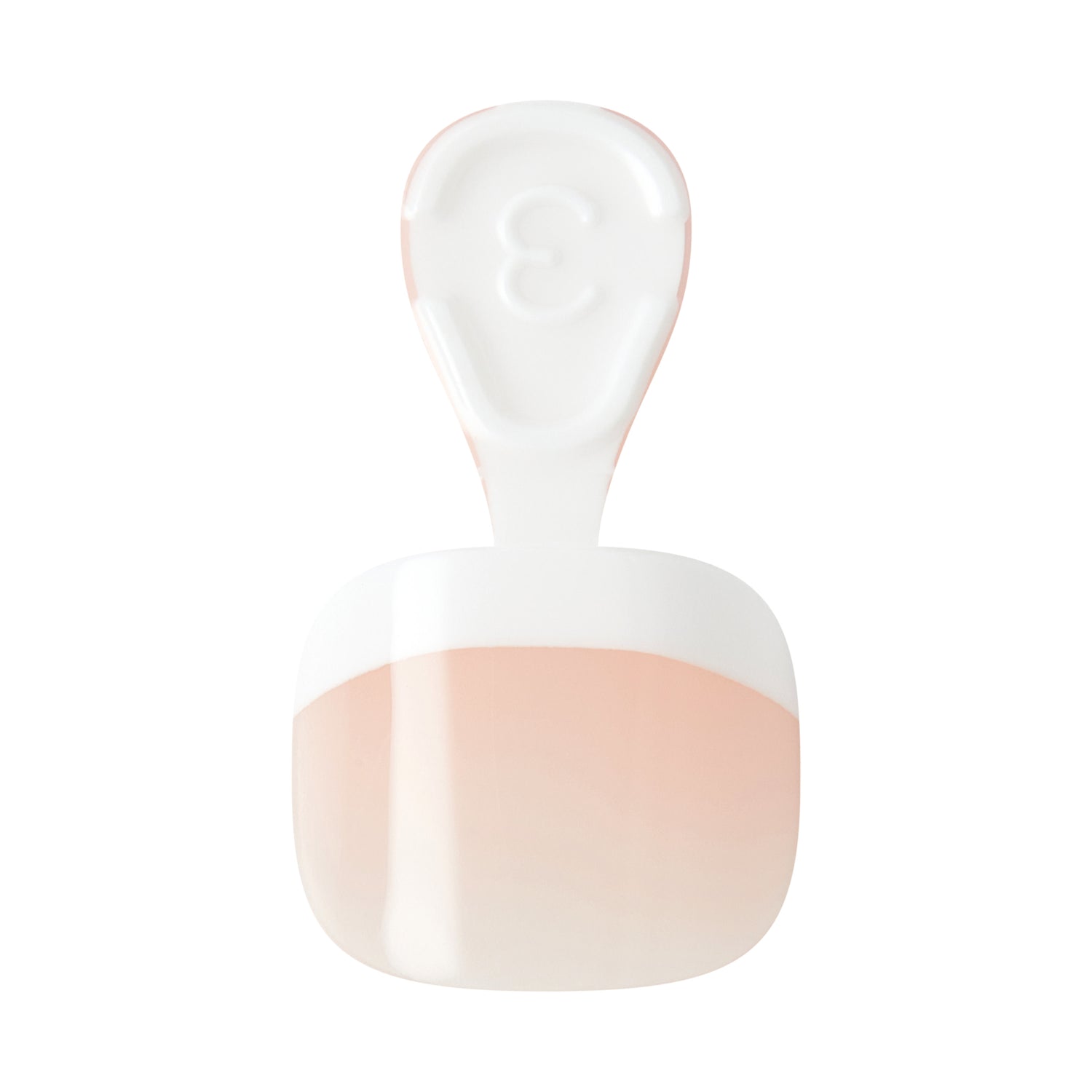 KISS CORE French Tip Press On Toenails, ‘Two of a Kind’, White, 26 Count