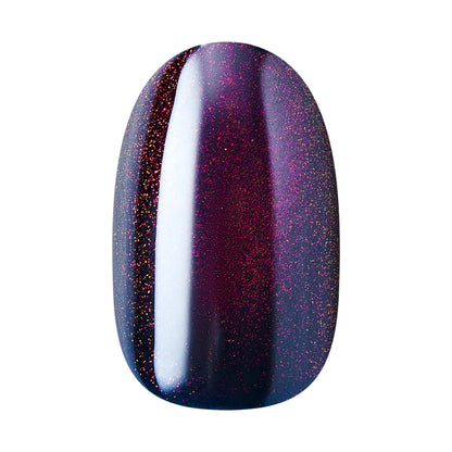 KISS GLAM Embellished Press On Nails, ‘Simple Joys’, Purple, Short Round, 32 Count