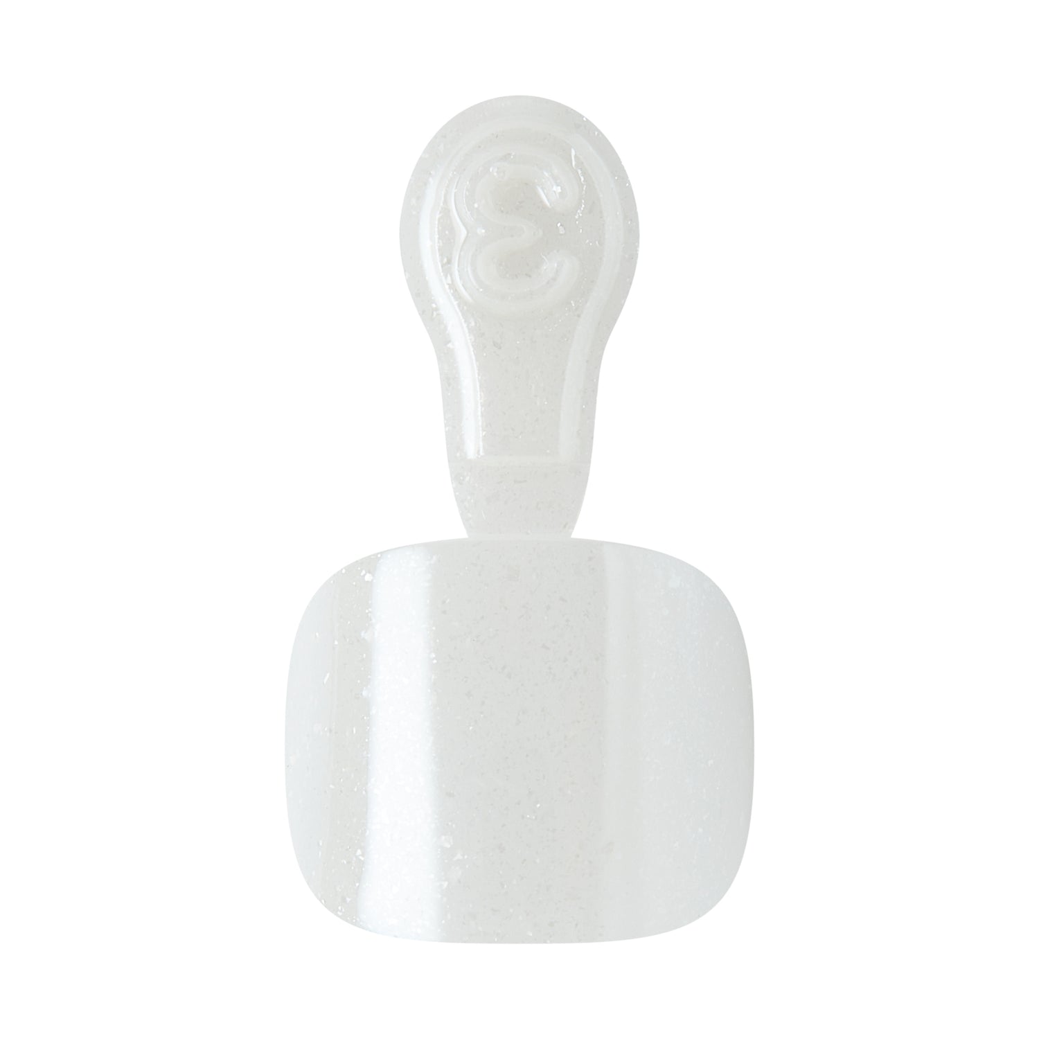 KISS GLAM Press On Toenails, ‘Twinkle Toes’, White, 26 Count