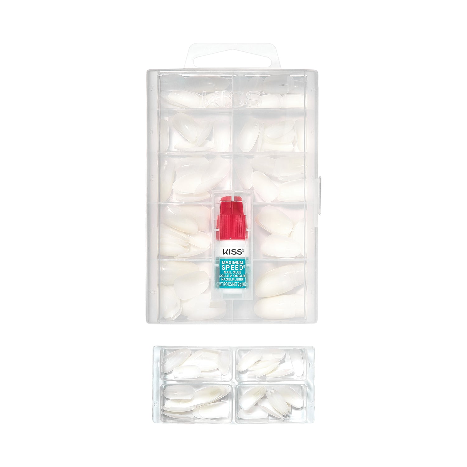 KISS Professional Full Cover Press On Nails, &