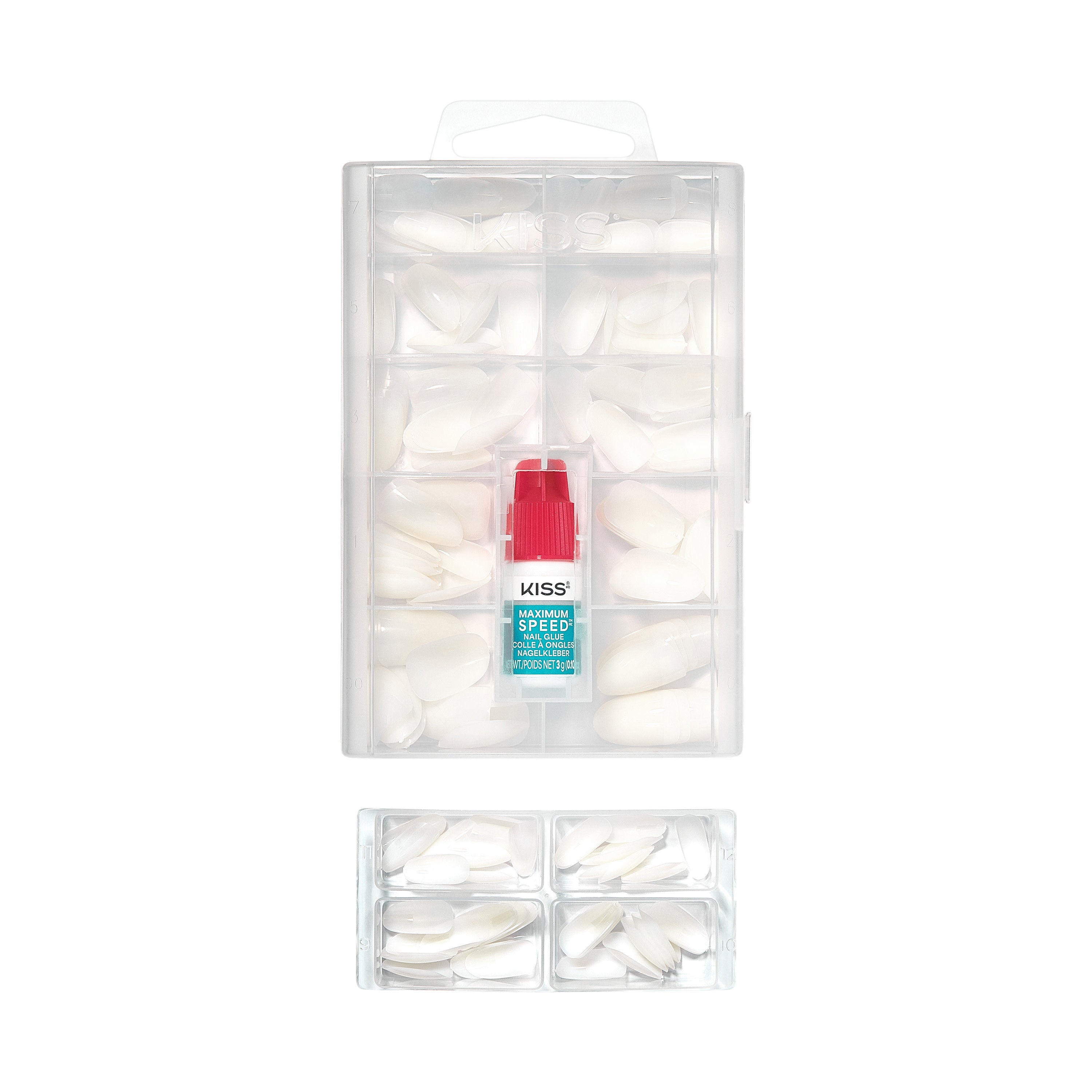 KISS Professional Full Cover Press On Nails, &