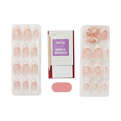 imPRESS Modern French Tip Press On Nails, &