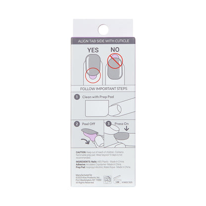 KISS imPRESS Press On Nails, ‘Close to you’, Neutral, Short Oval, 30 Count