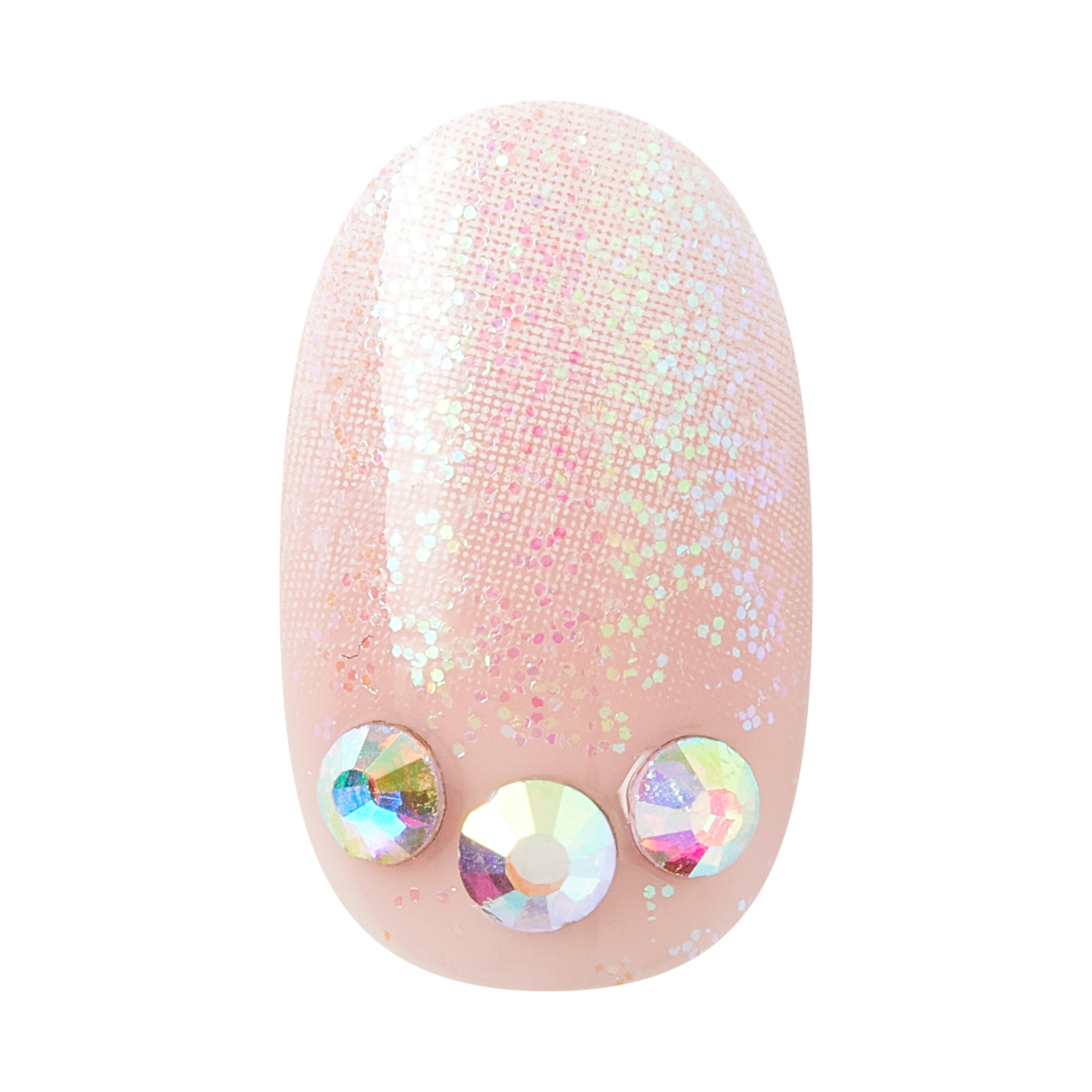 KISS imPRESS Press On Nails, ‘Even Better’, Pink, Short Oval, 30 Count