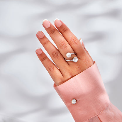 imPRESS Classic French Press On Nails, No Glue Needed, White Tips, Short Square, 30 Ct.