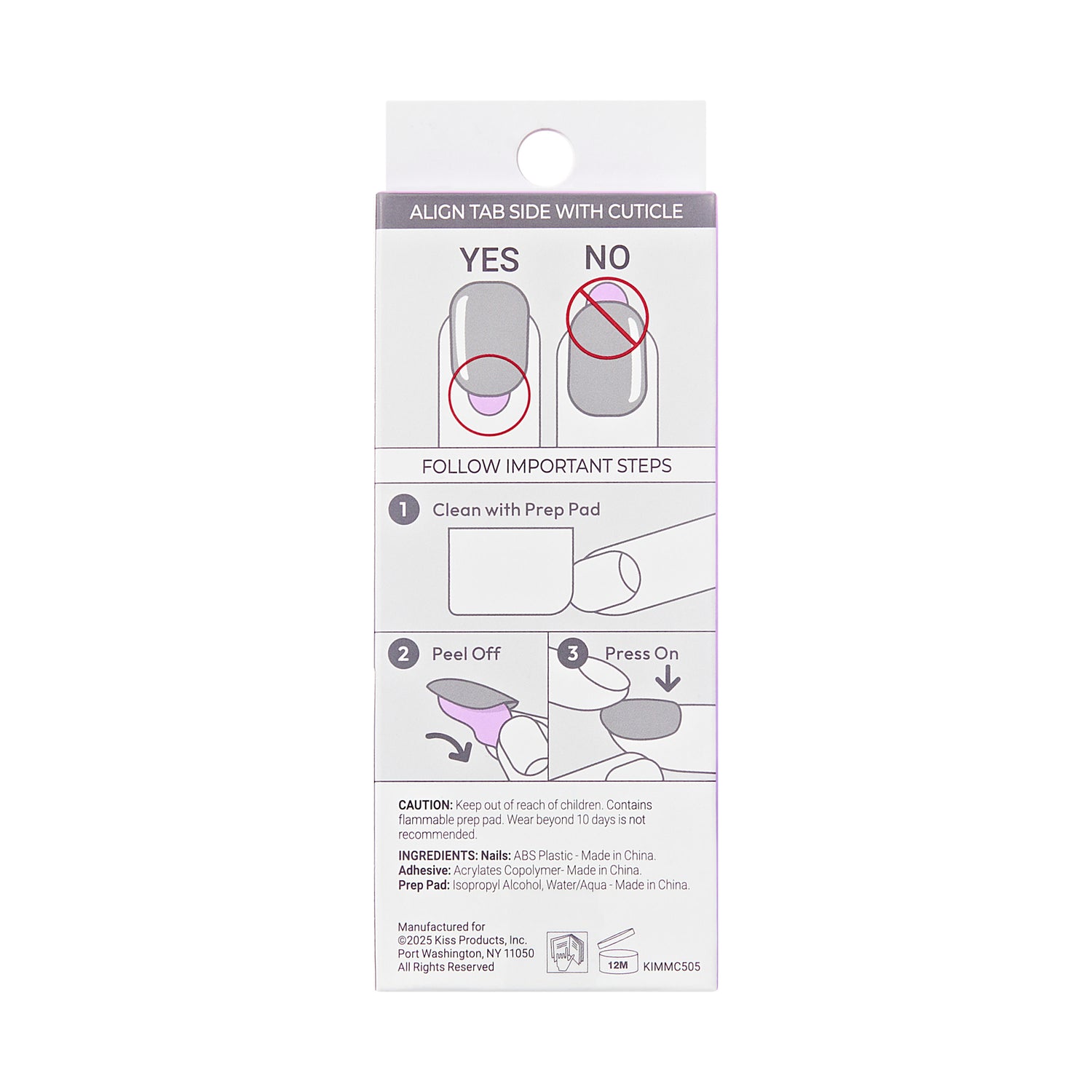imPRESS Modern French Tip Press On Nails, &