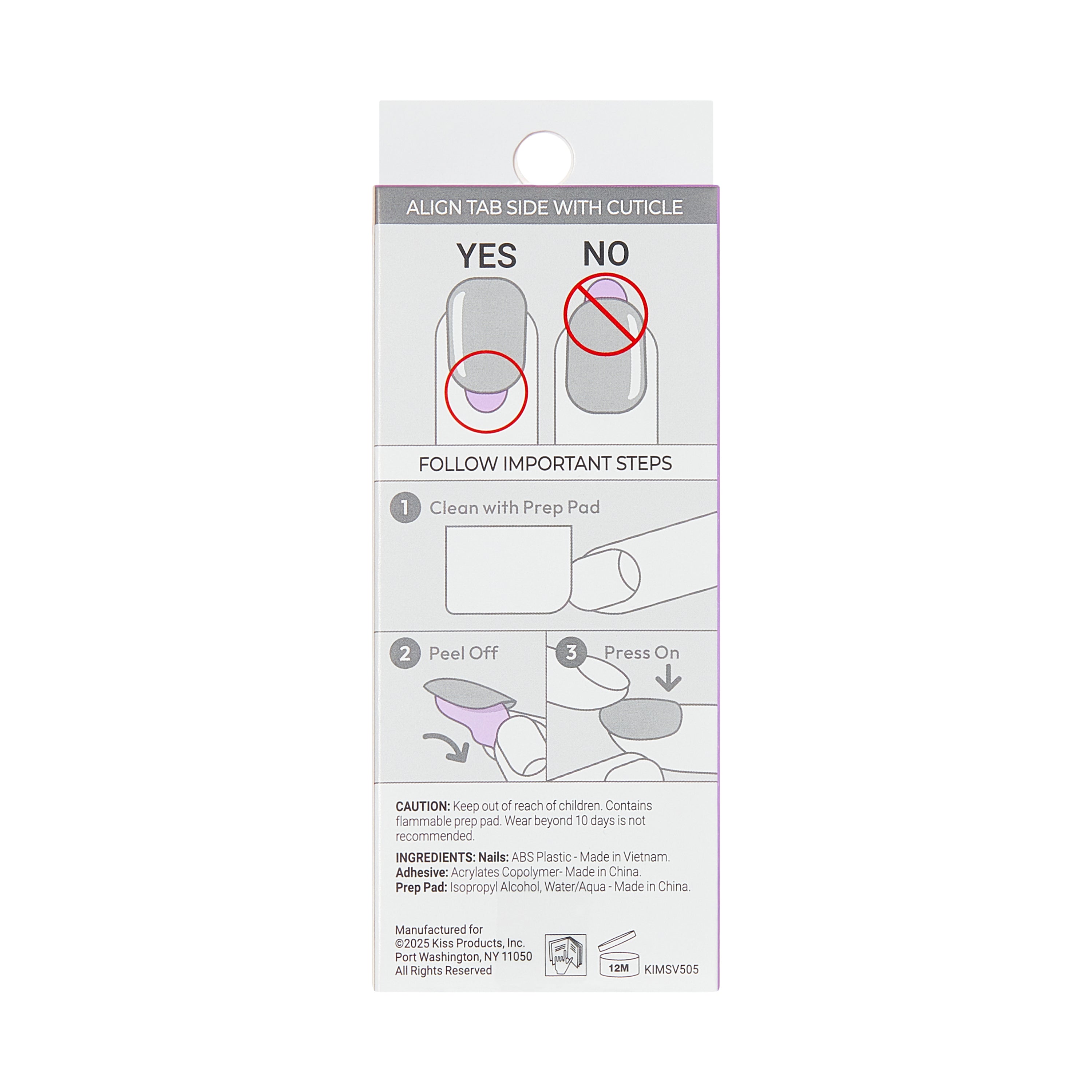 imPRESS Design Press On Nails, No Glue Needed, &