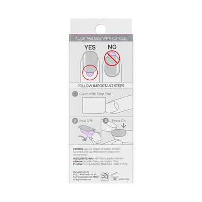 imPRESS Design Press On Nails, No Glue Needed, &