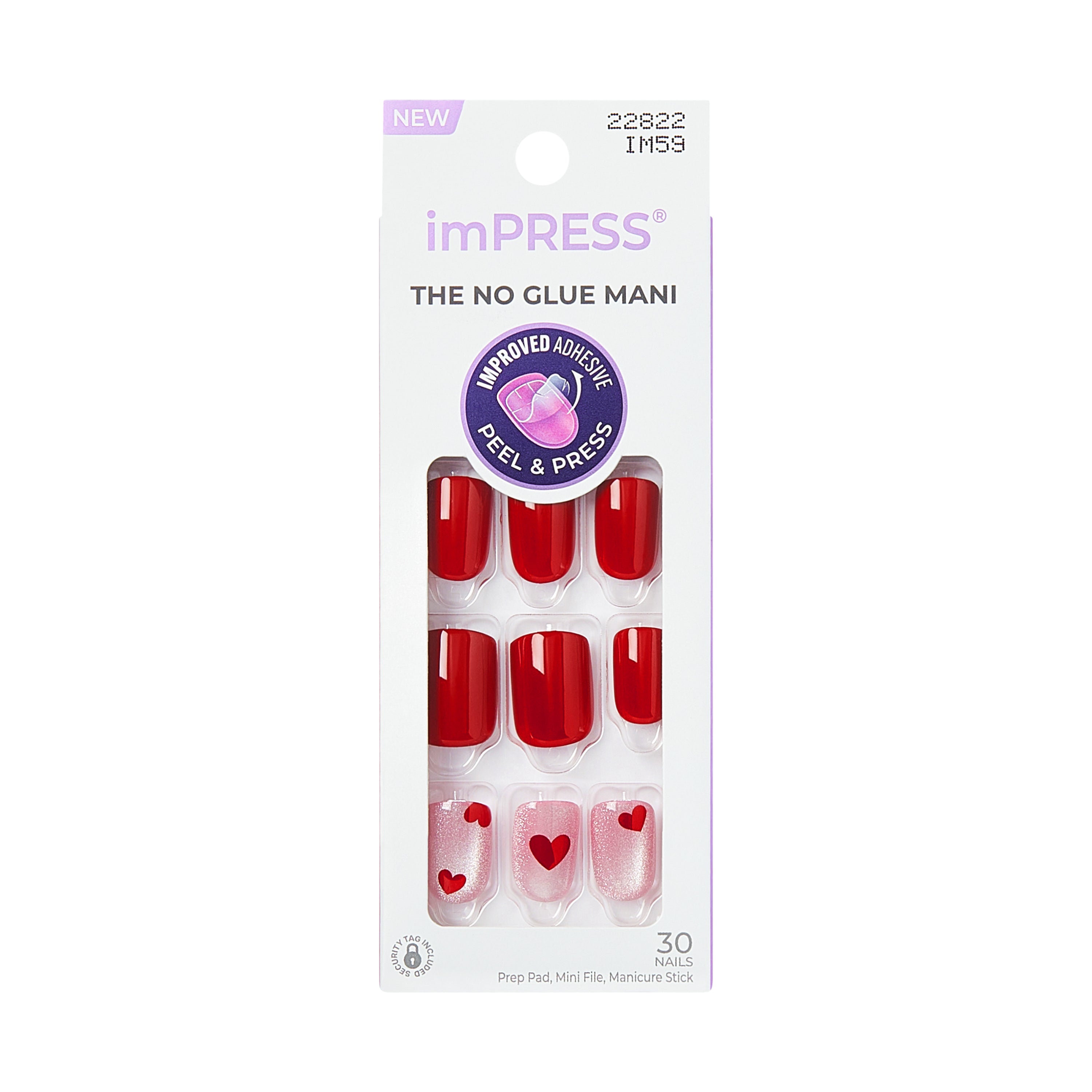 imPRESS Design Press On Nails, No Glue Needed, &