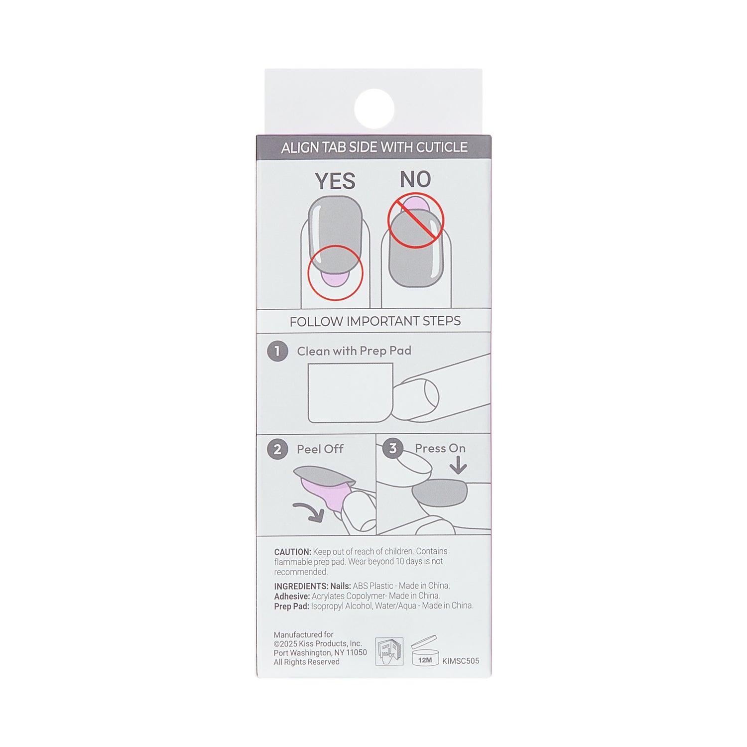 KISS imPRESS Press On Nails, ‘Even Better’, Pink, Short Oval, 30 Count