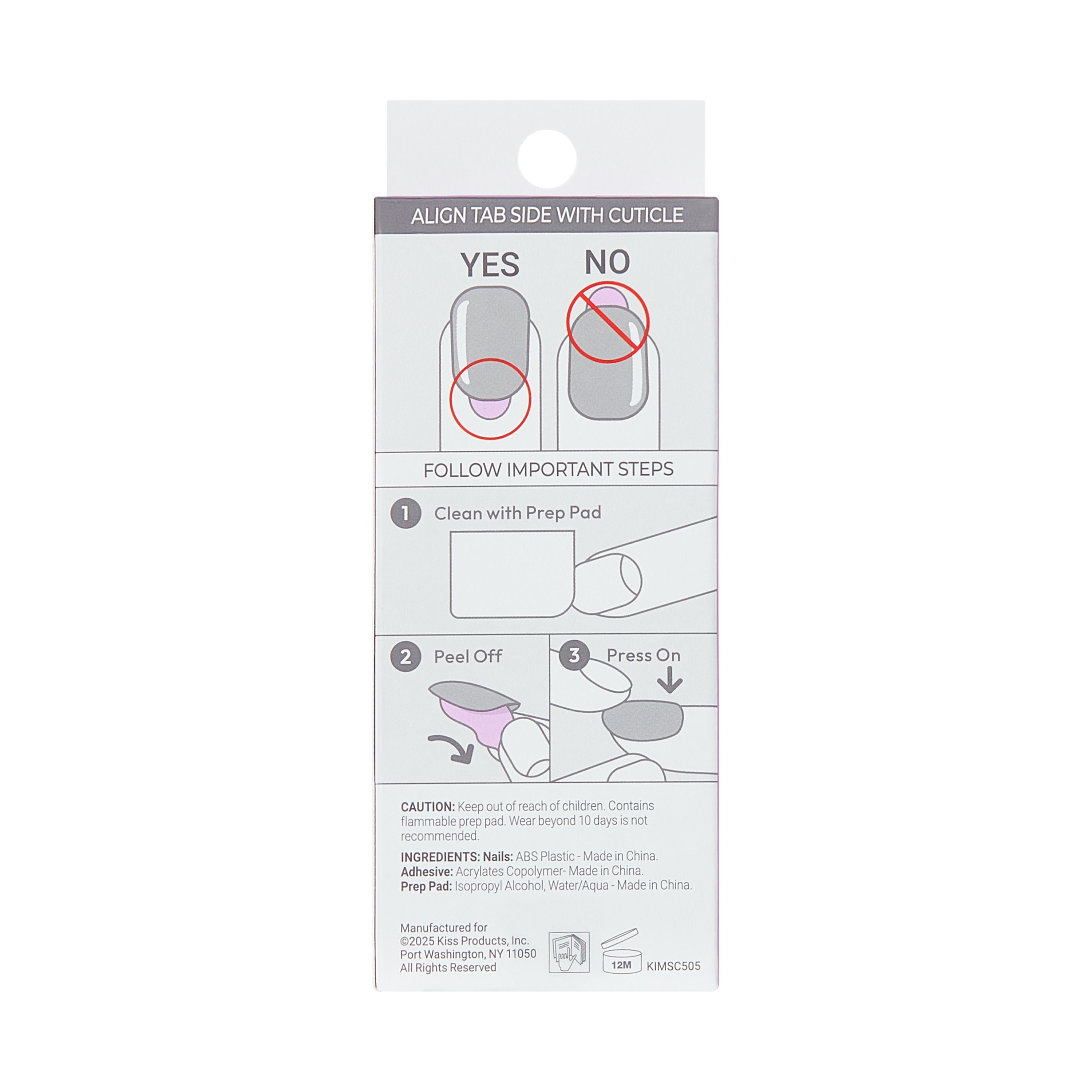 KISS imPRESS Press On Nails, ‘Even Better’, Pink, Short Oval, 30 Count
