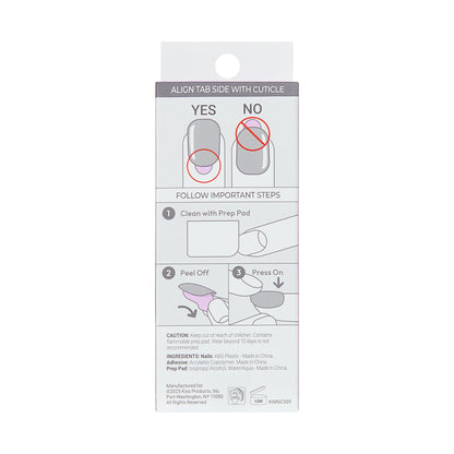 KISS imPRESS Press On Nails, ‘Even Better’, Pink, Short Oval, 30 Count