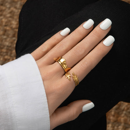 imPRESS Color Press On Nails, No Glue Needed, White, Short Squoval, 30 Ct.